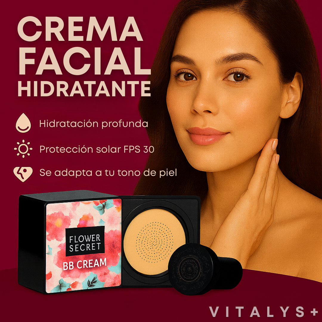 Base Facial Hidratante BB CREAM - Con Vitamina C y FPS 30