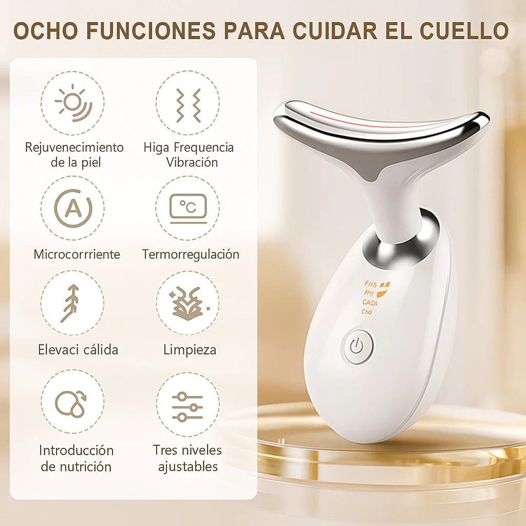 Masajeador Facial - Terapia de Luz Facial Antienvejecimiento 7 en 1